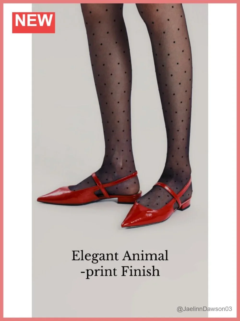 Slingback Flats for Women Pointed Toe Dressy Sandal Vegan Leather